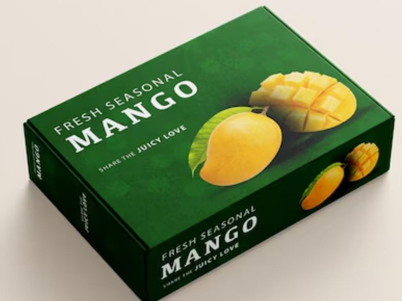 Bao bì đóng gói xoài xuất khẩu cần được thiết kế không chỉ bảo vệ sản phẩm mà còn tối ưu không gian trong quá trình vận chuyển