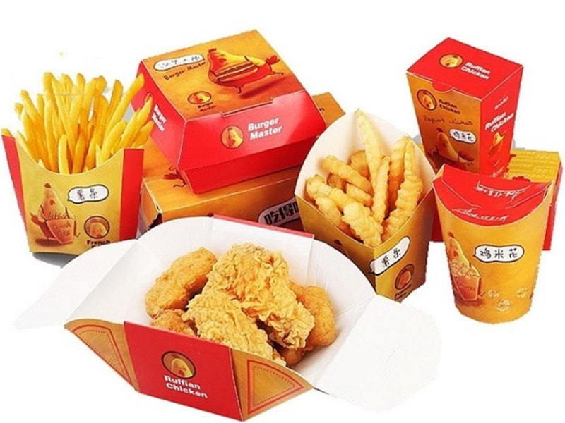 Những yếu tố quyết định lên mẫu in hộp giấy đựng gà rán 17 Có đa dạng các chất liệu giấy in hộp đựng gà rán
