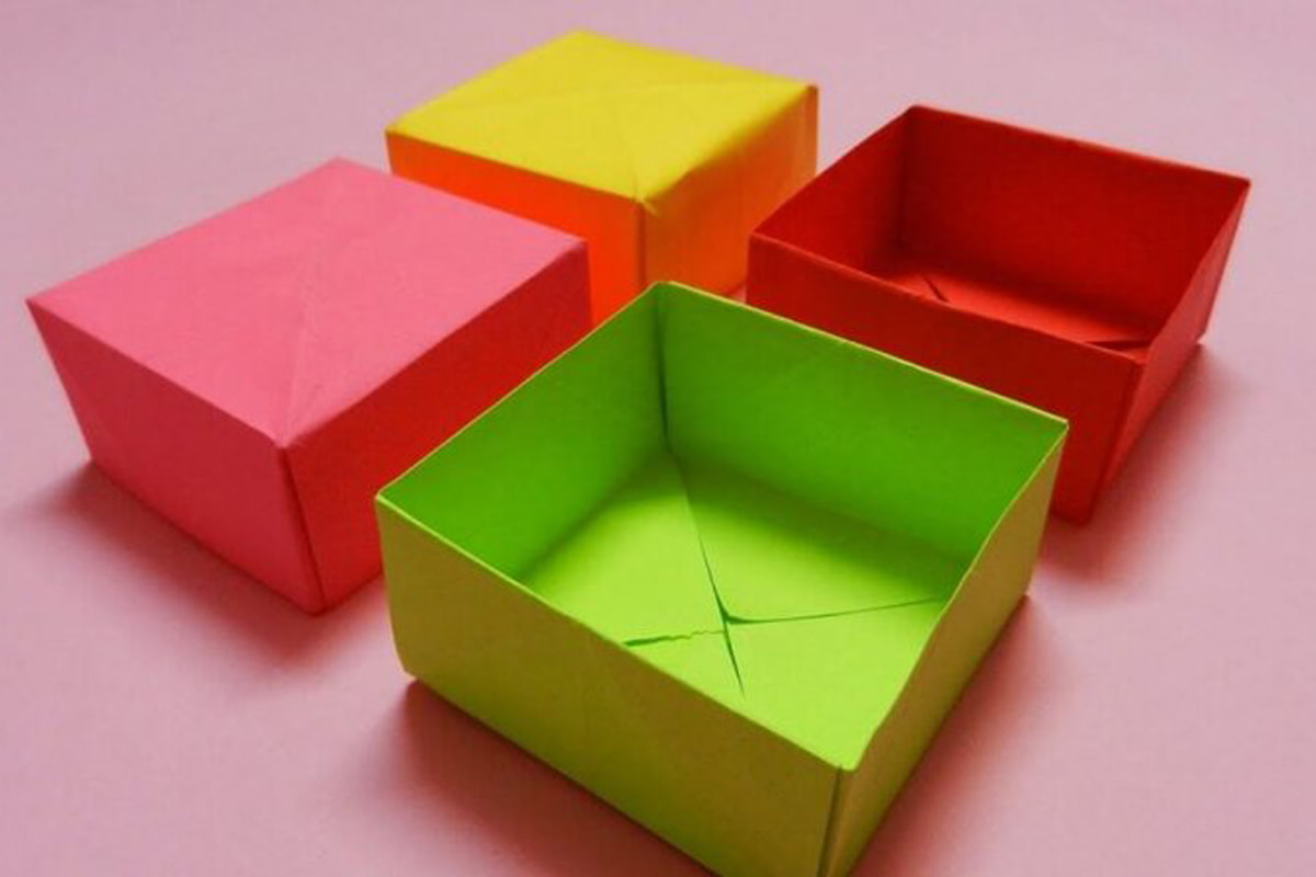 Kinh nghiệm gấp hộp giấy đa dạng kiểu dáng đẹp, ấn tượng