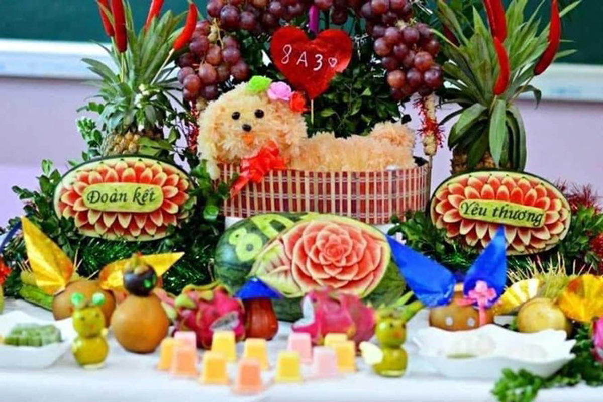 6 cách trang trí mâm cỗ Trung thu cực kỳ sáng tạo