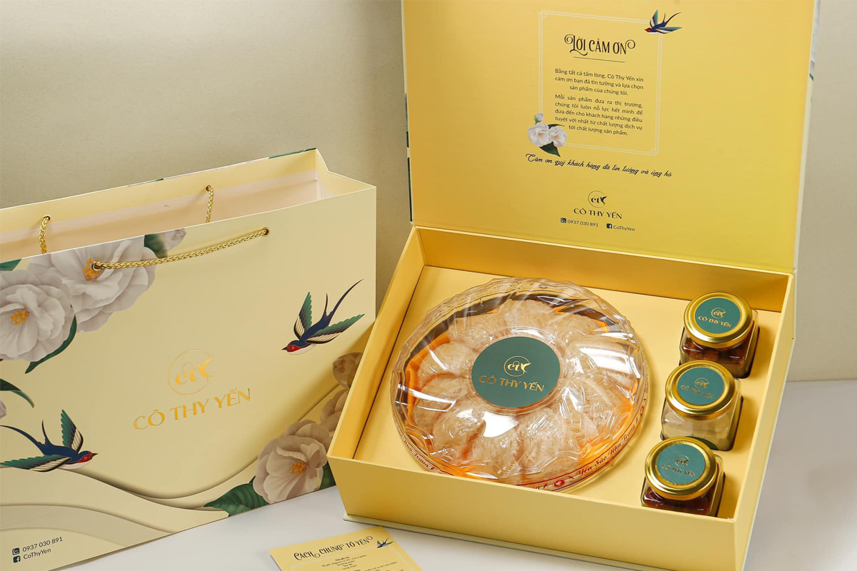 Cách lựa chọn các mẫu hộp yến sào đẹp và chất lượng