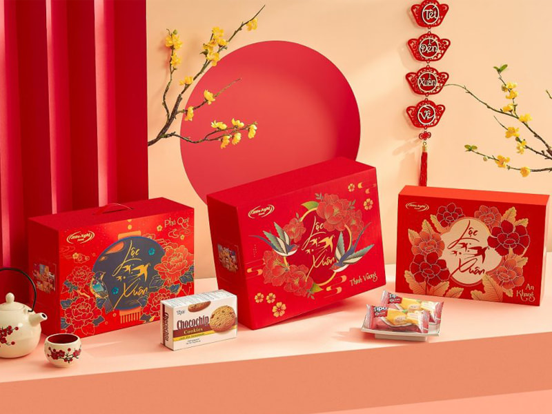 Xu hướng bao bì giấy nâng tầm quà Tết là sử dụng chất liệu thân thiện môi trường