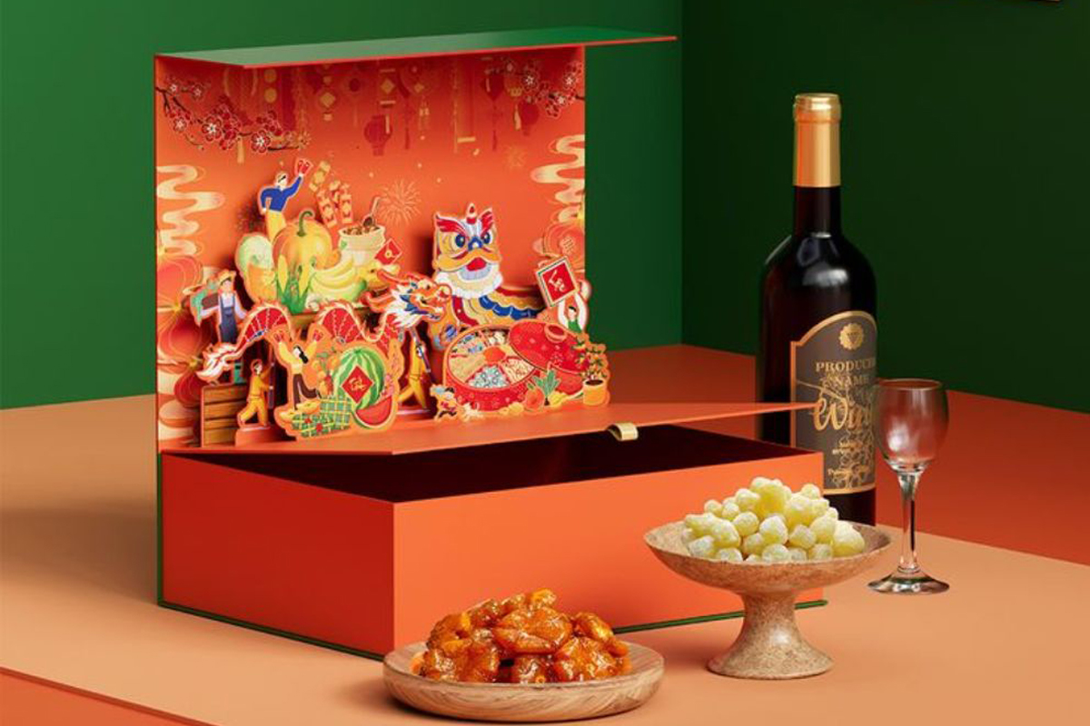 Thiết kế bao bì quà Tết doanh nghiệp